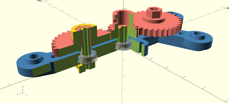 gearbox design - cutout